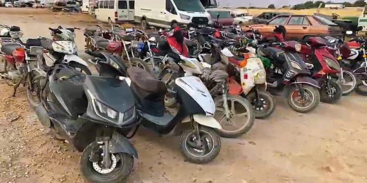Çalıntı 28 motosiklet ele geçirildi