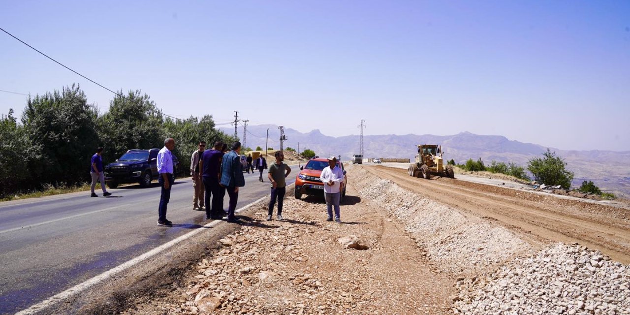 Başkan Yarka, Şırnak-Siirt Yolundaki Çalışmaları İnceledi