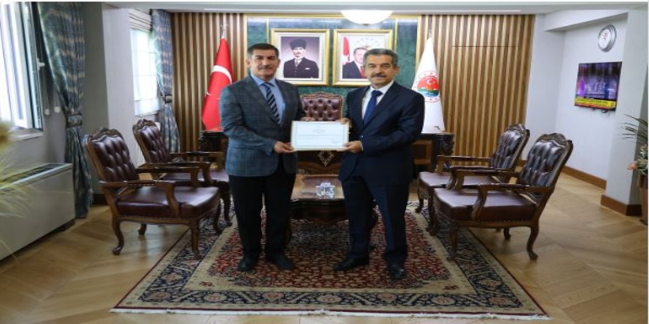 Şırnak İŞKUR Müdürü Mehmet Sadık Bora'dan Vali Ekici'ye Veda Ziyareti