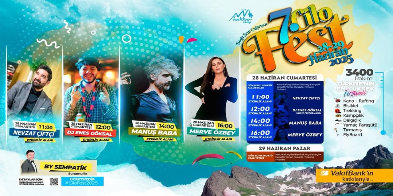 Hakkari Cilofest-2025 o nedenle kısmen iptal edildi