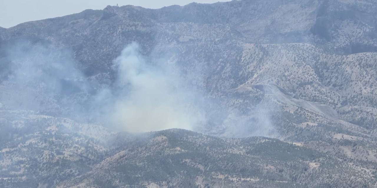 Şırnak Cudi Dağı'nda Yangın!