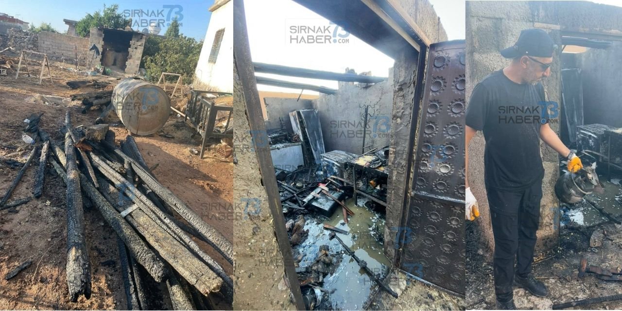 İdil'de Korkutan Yangın: Ahır, Samanlık ve Kiler Kullanılamaz Hale Geldi