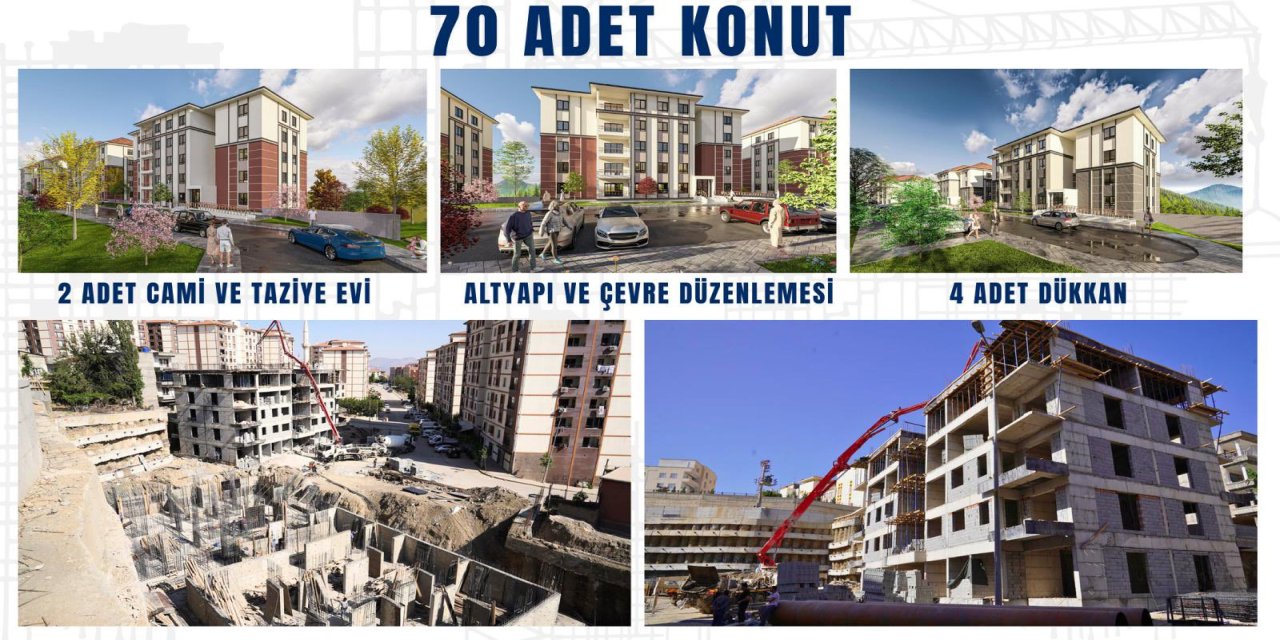 TOKİ Şırnak’ta 70 Konut Yapıyor
