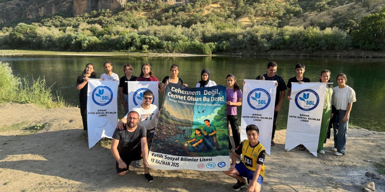 Şırnaklı Öğrencilerden Örnek Proje: ‘Cehennem Değil, Cennet Olsun Bu Dere’