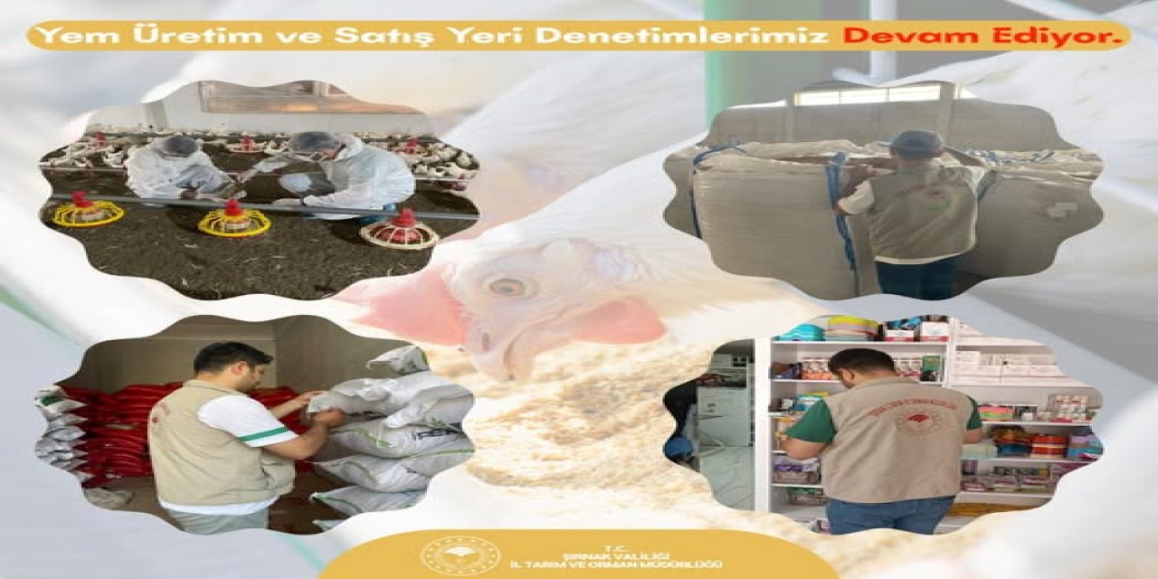 Şırnak'ta Yem Üretim Tesisleri Ve Perakende Satış Noktalarına Denetim Yapıldı