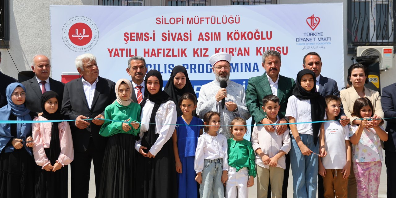 Silopi’de Yapımı Tamamlanan Kur’an Kursunun Açılışı Yapıldı