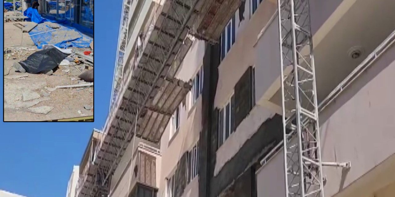 İskele kırılması sonucu düşen 2 işçi hayatını kaybetti, 1 yaralı