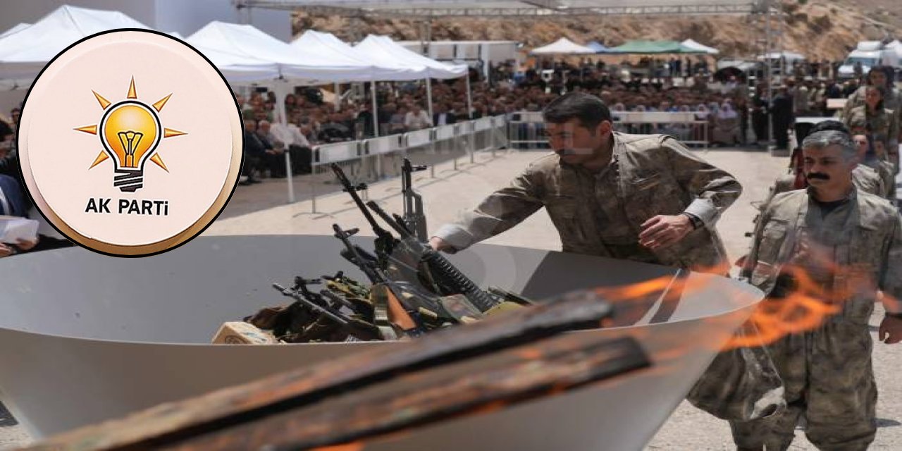 AK Parti’den PKK’nın silahları yakmasının ardından ilk açıklama