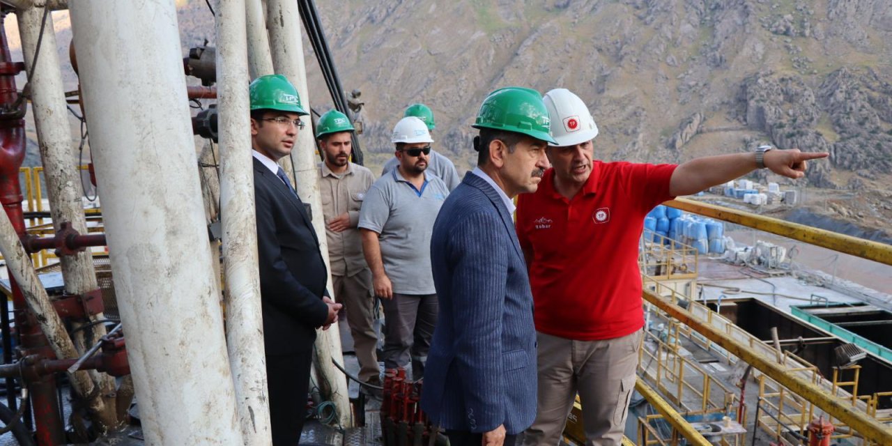 Beytüşşebap Petrol Kuyusuna Üst Düzey Ziyaret