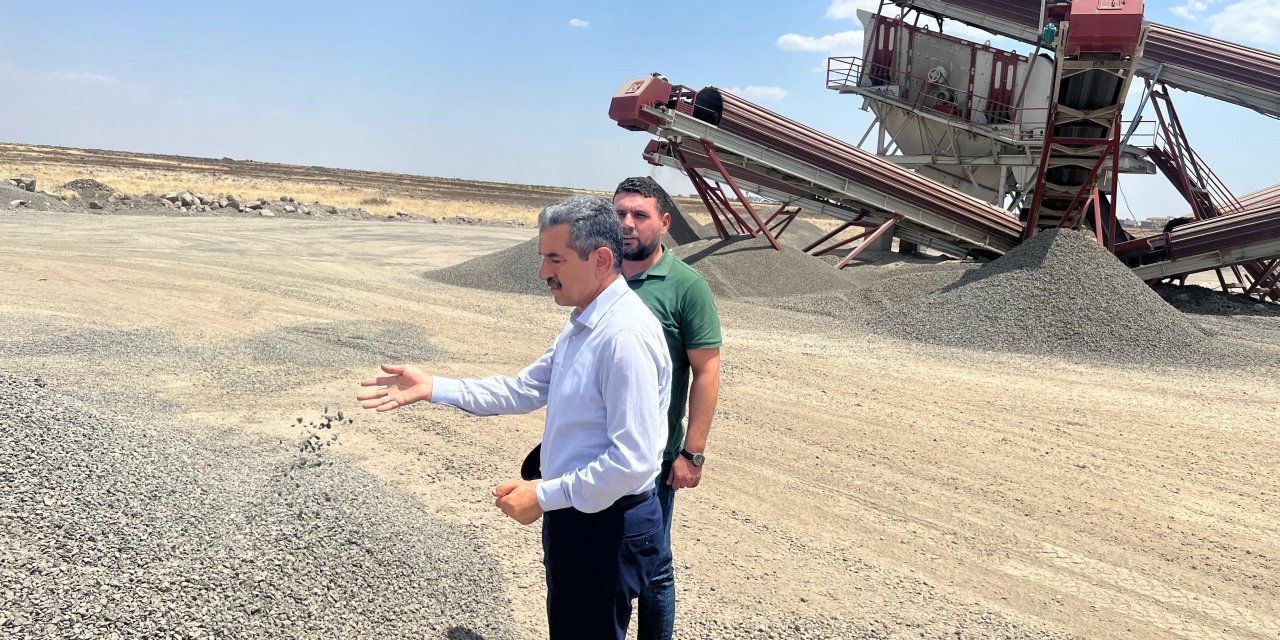 Vali Ekici’nde, Tepeköy Konkasör Tesisinde İnceleme