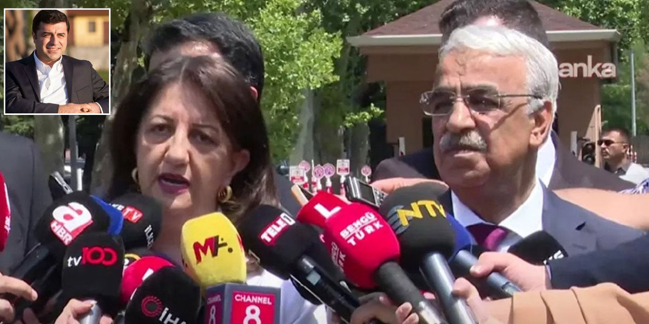 DEM Parti Bakan Tunç'la görüşme sonrası ilk açıklamayı yaptı: Demirtaş detayı dikkat çekti!