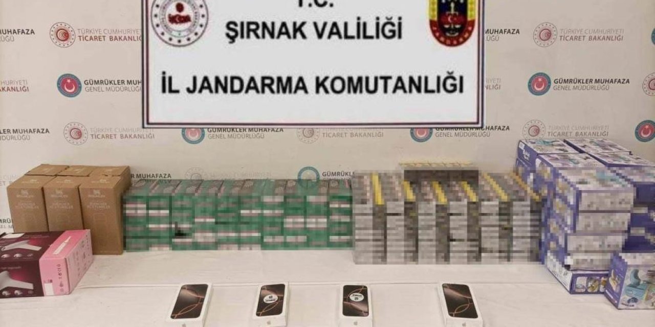 Şırnak'ta 5.6 Milyon Lira Değerinde Kaçak Malzeme Yakalandı: 19 Kişi Gözaltına Alındı