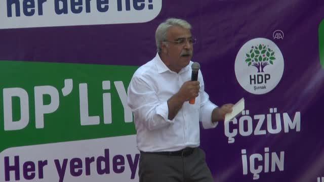 HDP Eş Genel Başkanı Sancar, Şırnak’ta partililerle buluştu