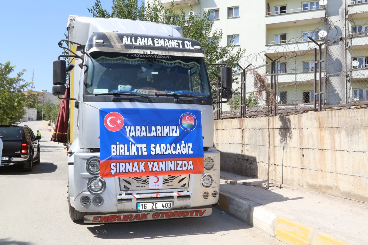 Şırnak'tan sel felaketinin yaşandığı Sinop'a yardım gönderildi