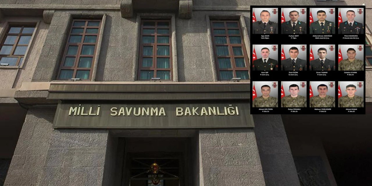 MSB, 12 askerin şehit olduğu olayla ilgili yeni açıklama yaptı!