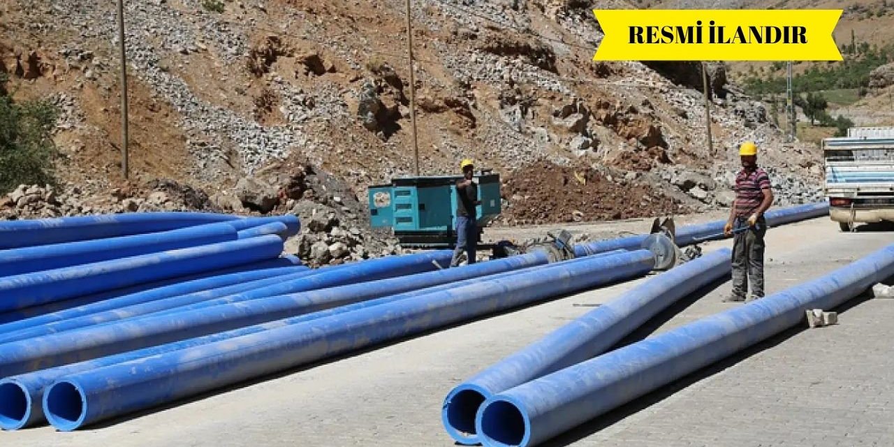 SU VE KANALİZASYON HATLARINDA KULLANILMAK ÜZERE ALTYAPI MALZEMELERİ MAL ALIM İŞİ