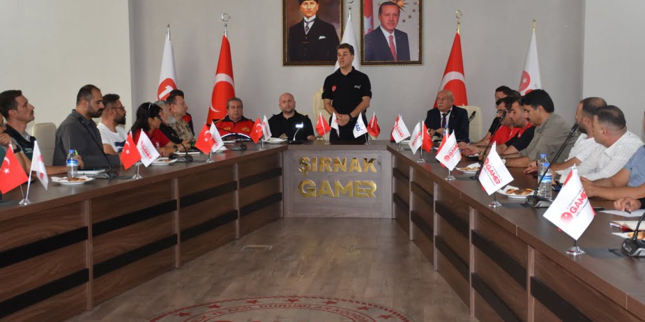 Şırnak'ta "Bölgesel Afet Tatbikatı Toplantısı" yapıldı