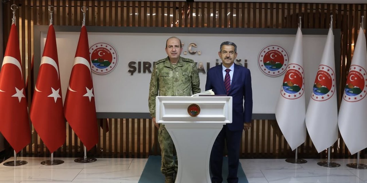 2. Ordu Komutanı Orgeneral Ergün, Şırnak Valisi Ekici'yi ziyaret etti