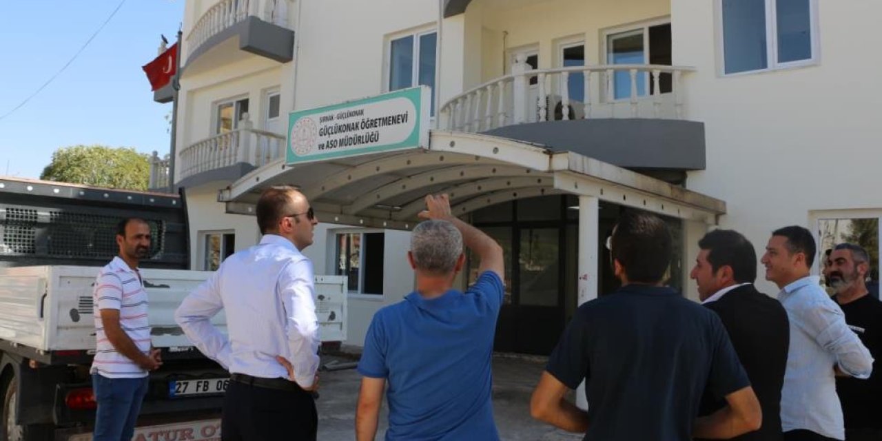 Güçlükonak öğretmenevi modernize ediliyor