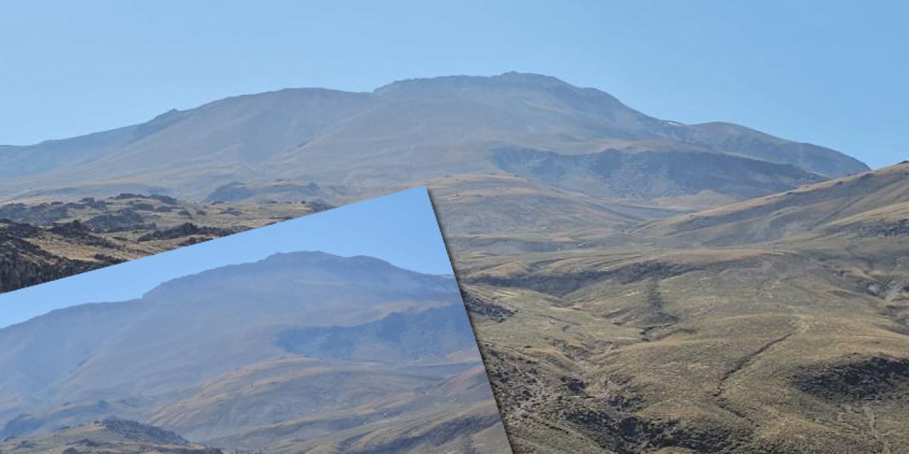 Aşırı sıcaklar Süphan Dağı’nın karını eritti