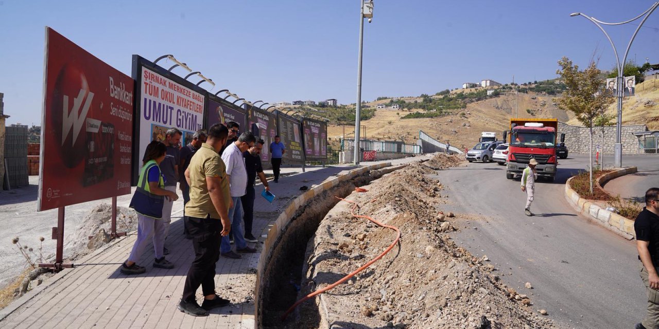Şırnak Belediye Başkanı Yarka, Altyapı Ve Çevre Düzenleme Çalışmalarını İnceledi