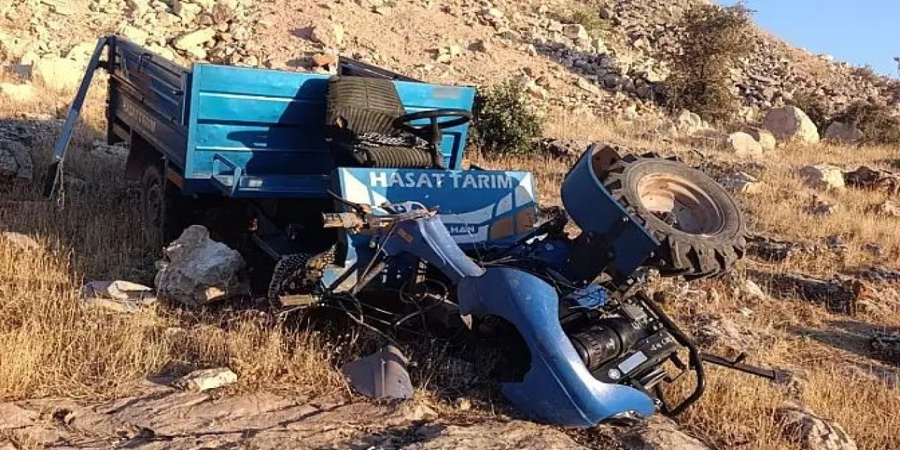 Siirt’te tarım aracının şarampole devrilmesi sonucu 1 kişi yaralandı