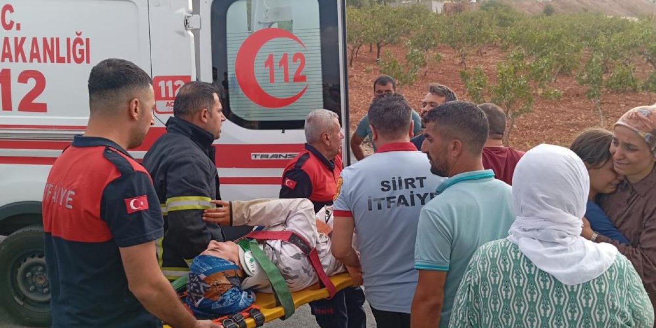 Siirt'te iki aracın çarpıştığı kazada 3 kişi yaralandı