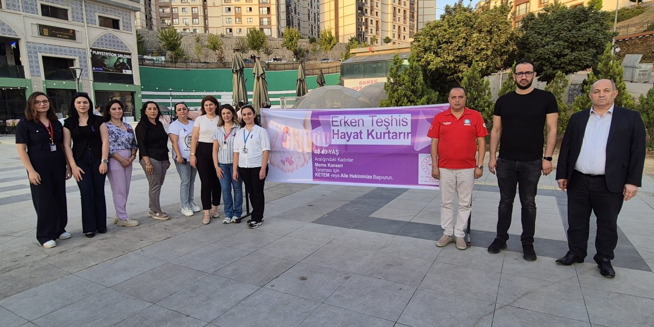 Şırnak İl Sağlık Müdürlüğü “Kanserde Erken Teşhis Hayat Kurtarır” Standı Açtı