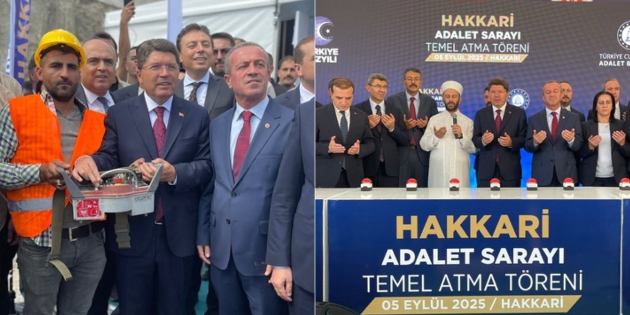 Bakan Tunç, Hakkari Adliyesinin temel atma törenine katıldı