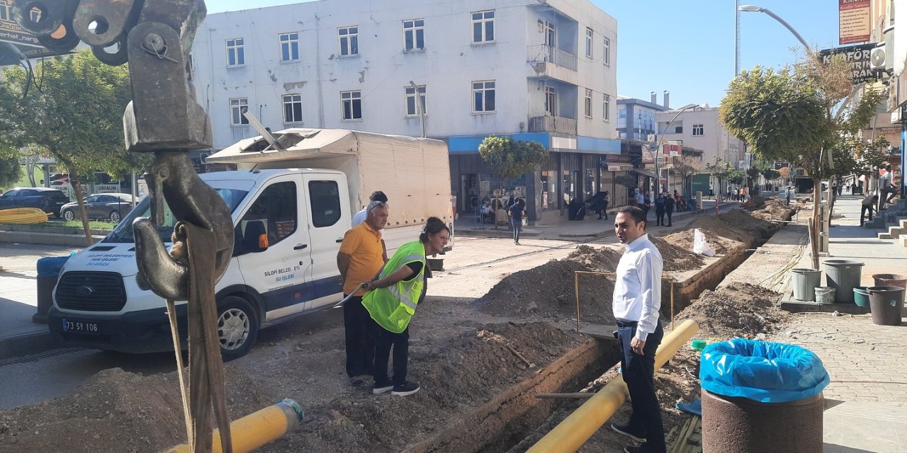 Silopi Kaymakamı Partal, Doğalgaz Altyapı Çalışmalarını Yerinde İnceledi