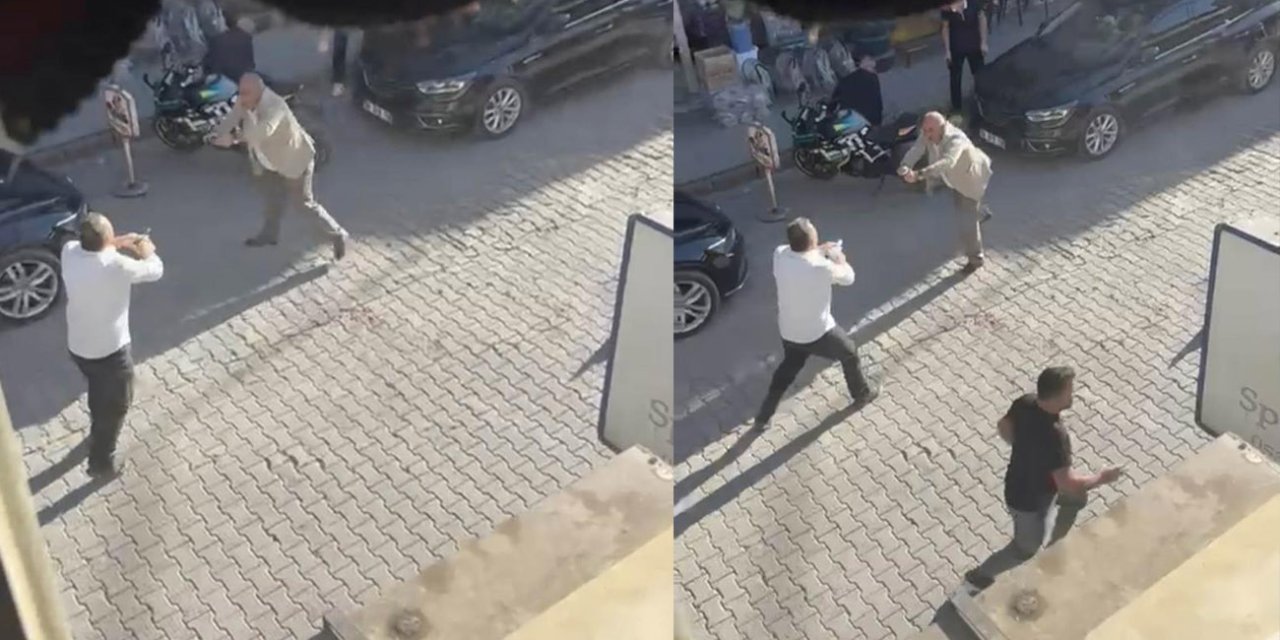 Sokak ortasında 2 kişinin öldüğü silahlı kavga saniye saniye kameraya yansıdı!