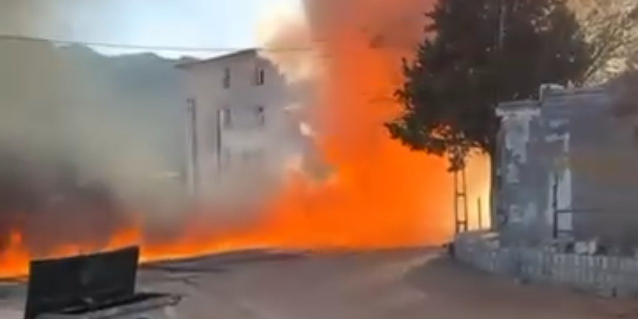 Şırnak’ta Yol Çalışmasında Petrol Boru Hattı Patladı