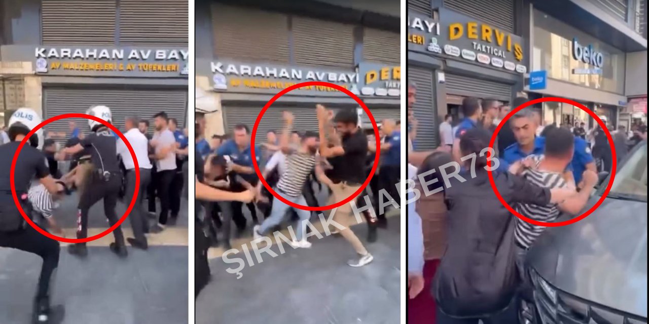 Cizre'de İki Kişi Arasında Levyeli Kavga: Gözaltına Alındılar