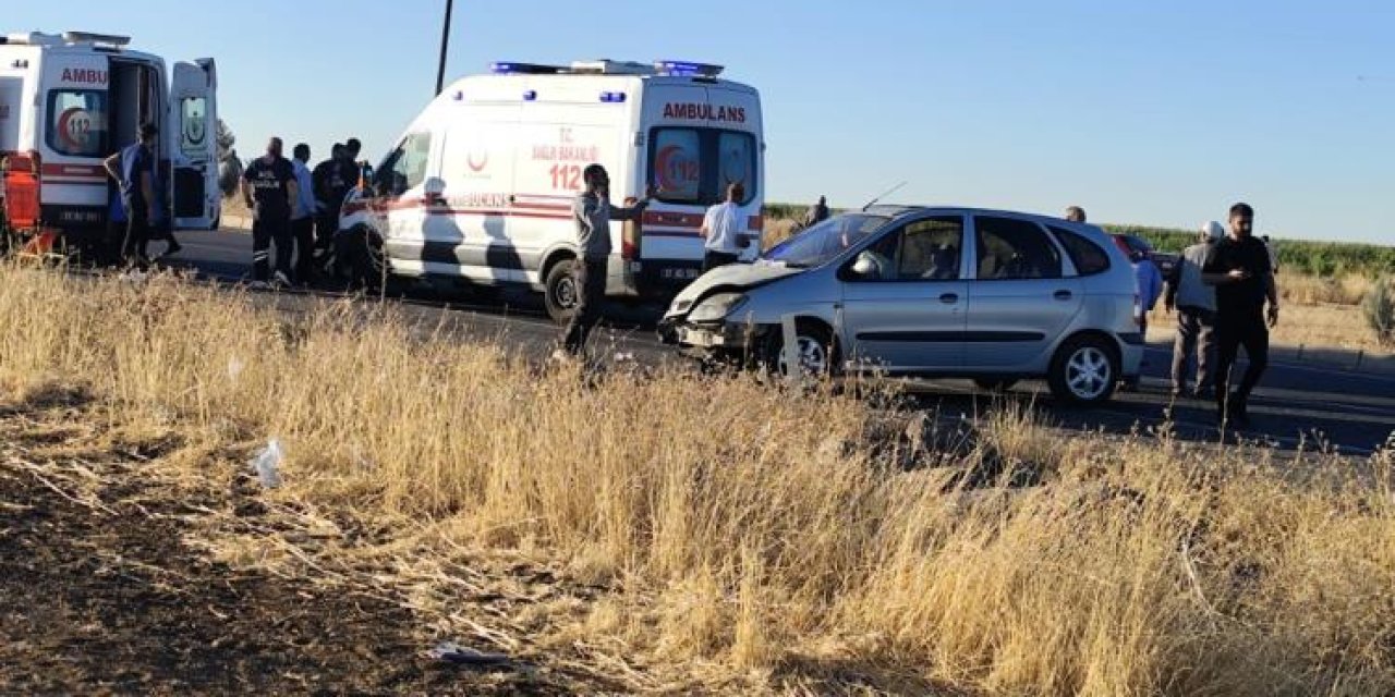Diyarbakır’da iki aracın çarpıştığı kazada 6 kişi yaralandı