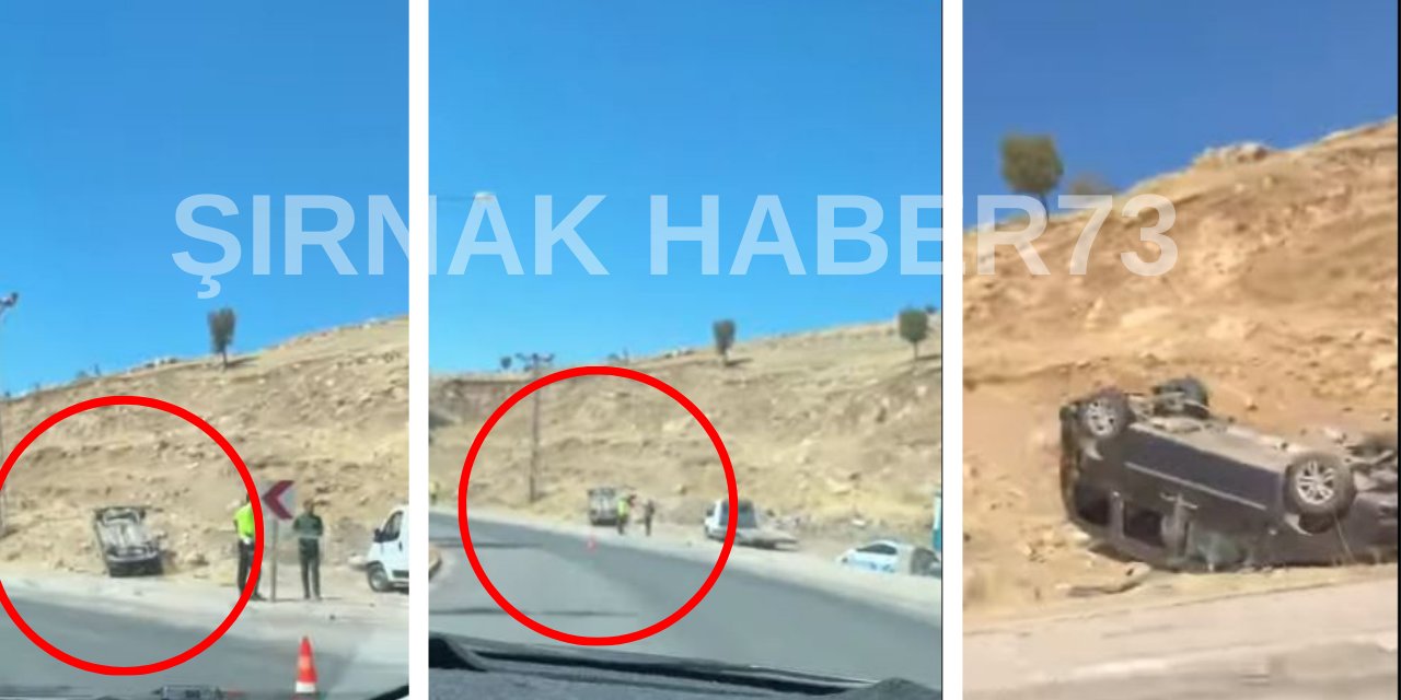 Şırnak'ta Virajı Alamayan Araç Kaza Yaptı!