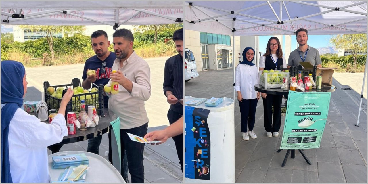 Şırnak Üniversitesinde kurulan stantla farkındalık etkinliği düzenlendi