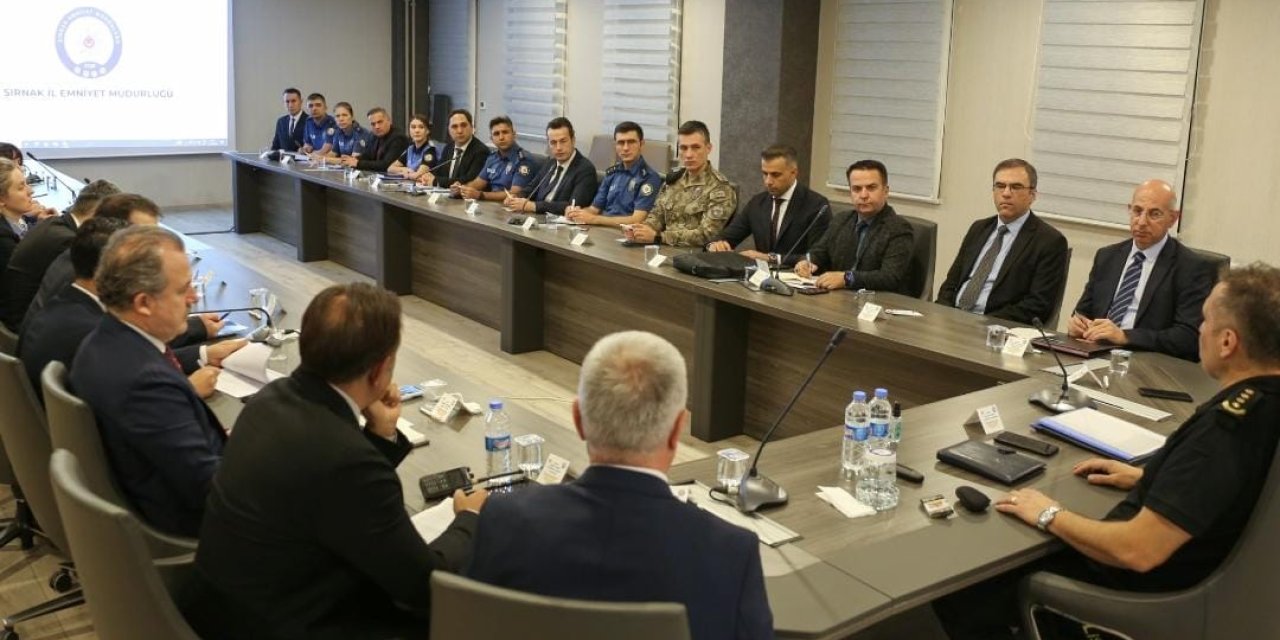 Şırnak’ın Huzuru İçin 7/24 Mesai: İl Emniyet Müdürlüğü Güvenlik Toplantısı Düzenledi