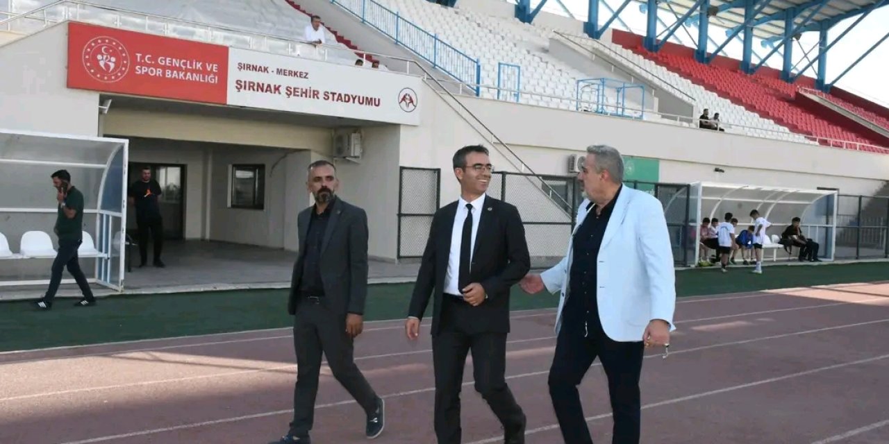 Şırnak Gençlik ve Spor İl Müdürü, Şırnak Petrolspor’a moral ziyaretinde bulundu