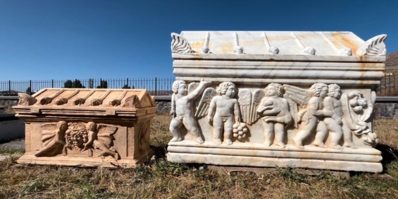 Ağrı’da ekipler tarafından lahitler ele geçirildi