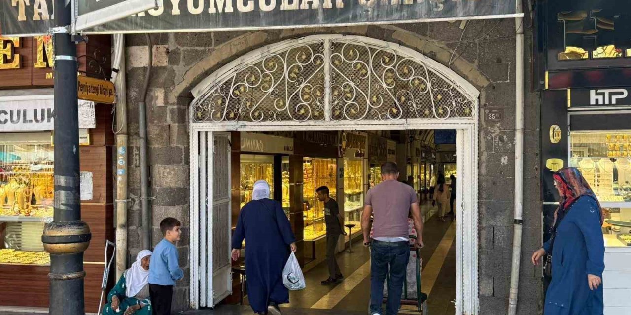 Diyarbakır’da Kuyumcular Çarşısında Durgunluk