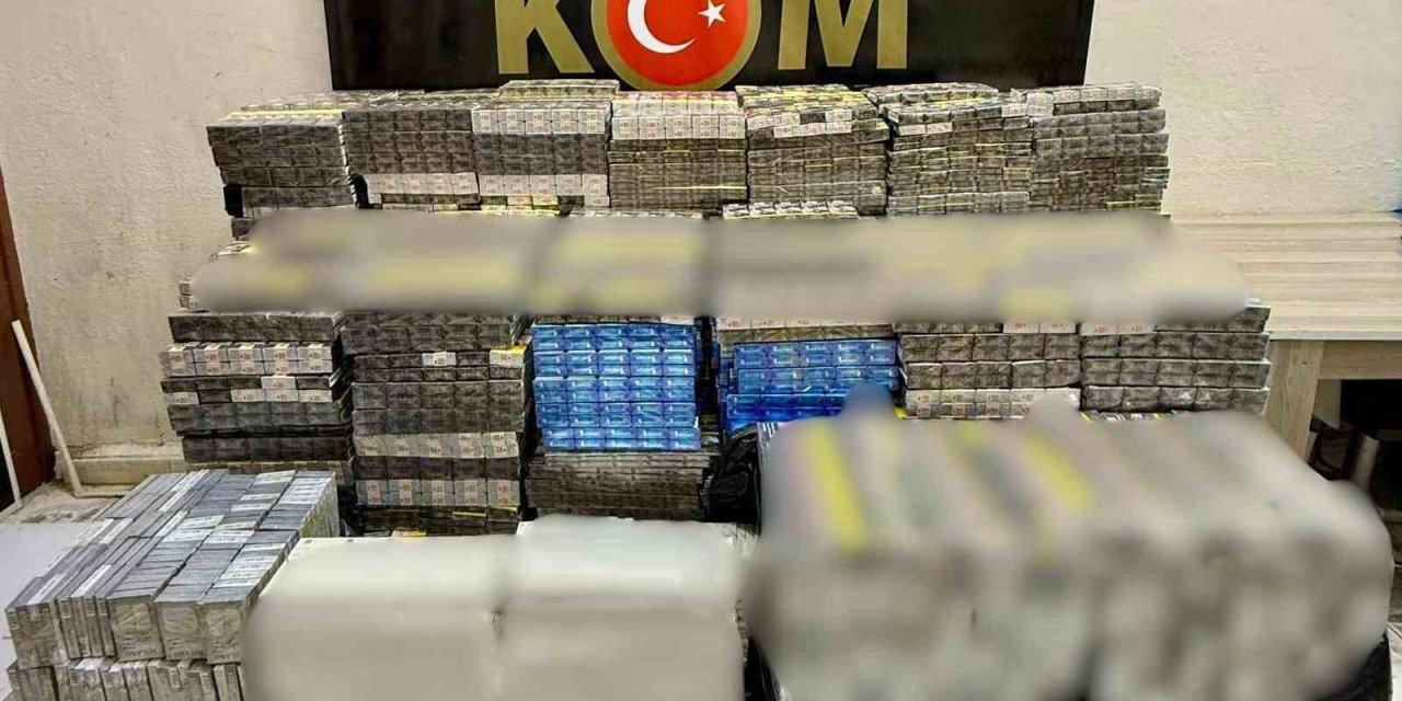 Mardin’de 15 Bin Paket Kaçak Sigara Ele Geçirildi