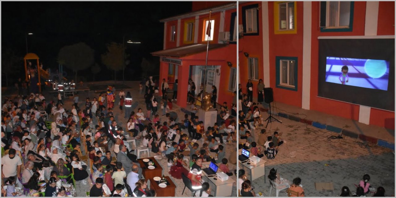 Şırnak’ta köylerde 4 bin 500 çocuk sinema ile buluştu