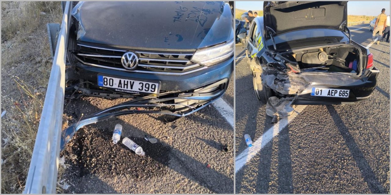 Mardin’de iki otomobilin çarpıştığı kazada 4’ü çocuk 7 kişi yaralandı