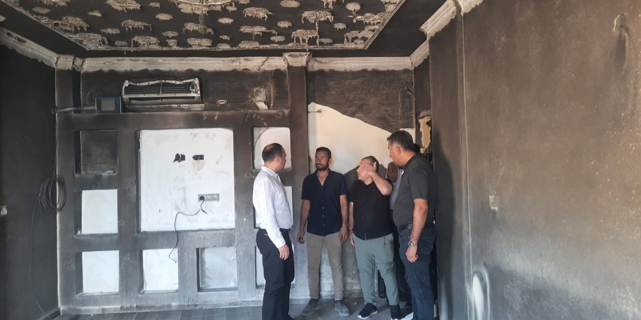 Kaymakam Partal’dan Evi Yanan Aileye Ziyaret