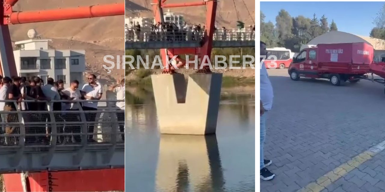 Cizre'de Bir Kişi Dicle Nehri'ne Atladı!