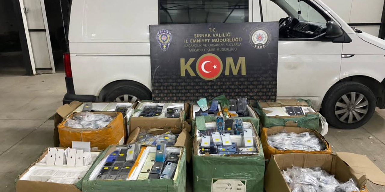 Şırnak’ta 45 Milyon TL’lik Kaçak Ürün Ele Geçirildi