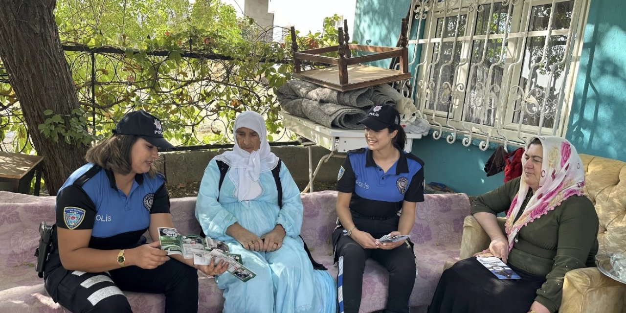 Şırnak'ta vatandaşlar KADES ve dolandırıcılık konularında bilgilendirildi