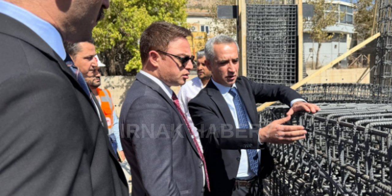 Vali Yardımcısı Murat Çiçek, Balveren’deki Okul İnşaatını İnceledi