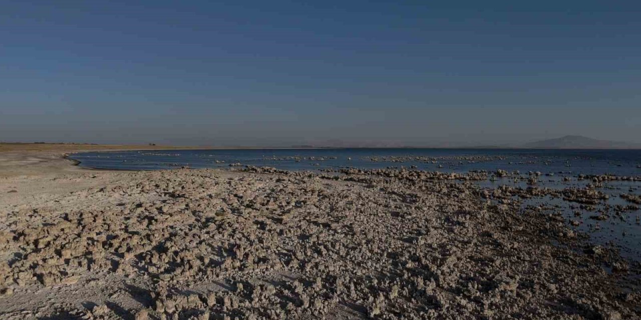 Van Gölü’nde sular çekiliyor, kuraklık endişesi büyüyor