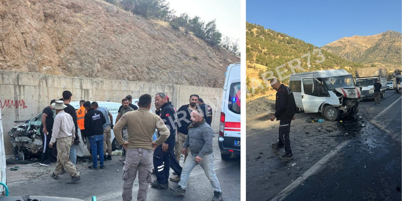 Şırnak'ta ki Kazada 2'si Ağır 11 Yaralının İsimleri Belli Oldu!